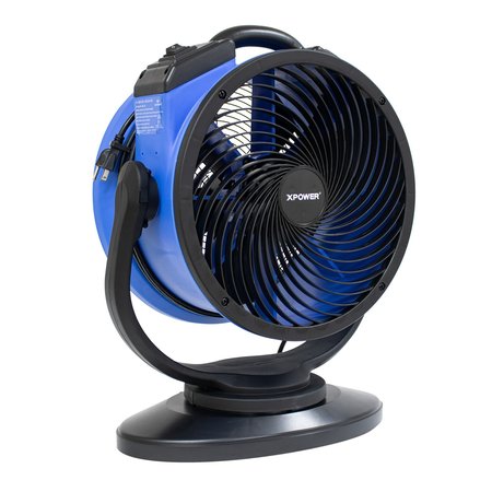 XPOWER 1/4 HP, 2100 CFM, 1 Amp, 4 Speeds Multipurpose 14" Diameter Air Circulator with 3-Hour Timer and Oscillating Feature FC-300S